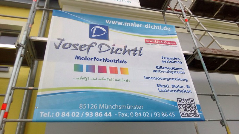 Beschriftungen, Maler Dichtl